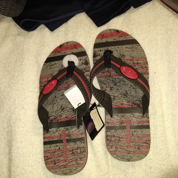 Arkansas Razorback Campus Footnotes Flip Flops - Picture 4 of 5